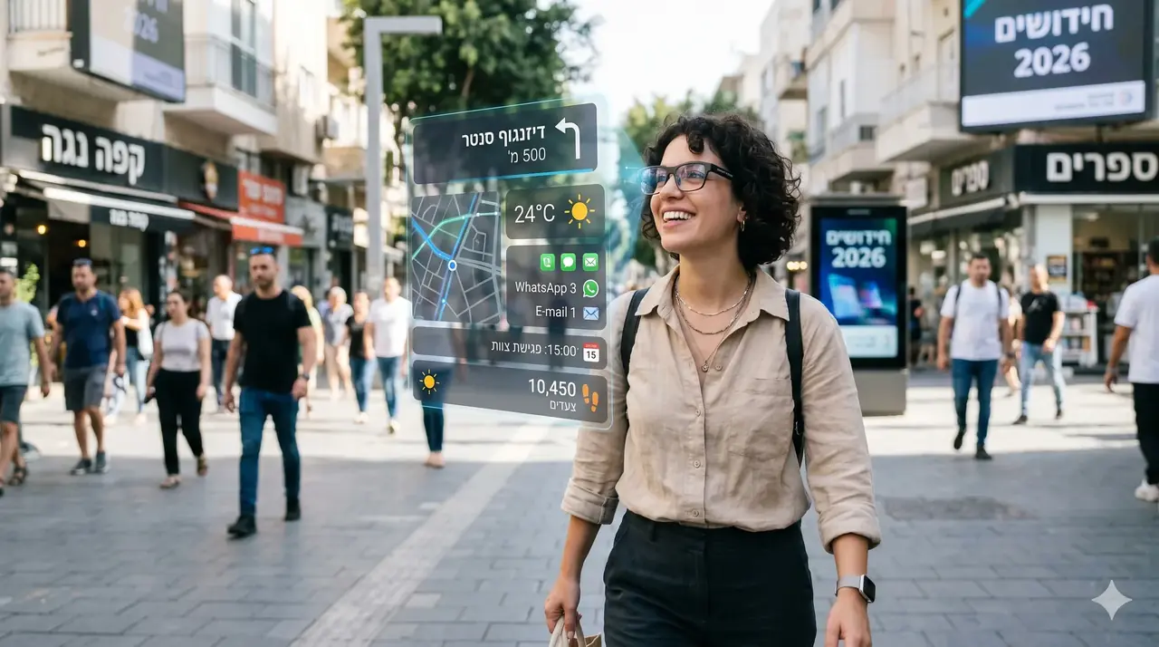 המדריך המלא למשקפיים חכמות 2026: המהפכה שכדאי לכם לראות