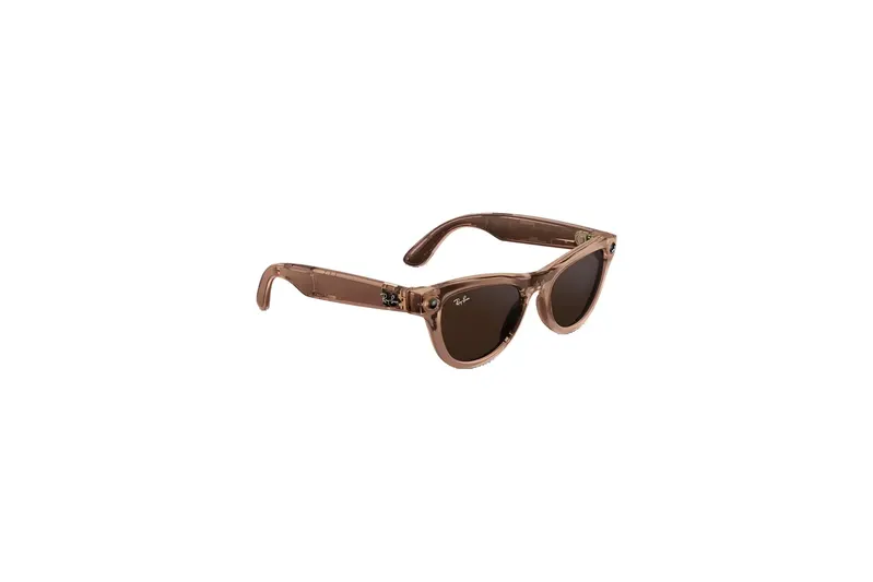 Ray-Ban Meta Skyler (Gen 2) – Shiny Transparent Peach / Clear to Brown Transitions® (Ray-Ban Meta Skyler Gen 2 Shiny Transparent Peach / Clear to Brown Transitions)