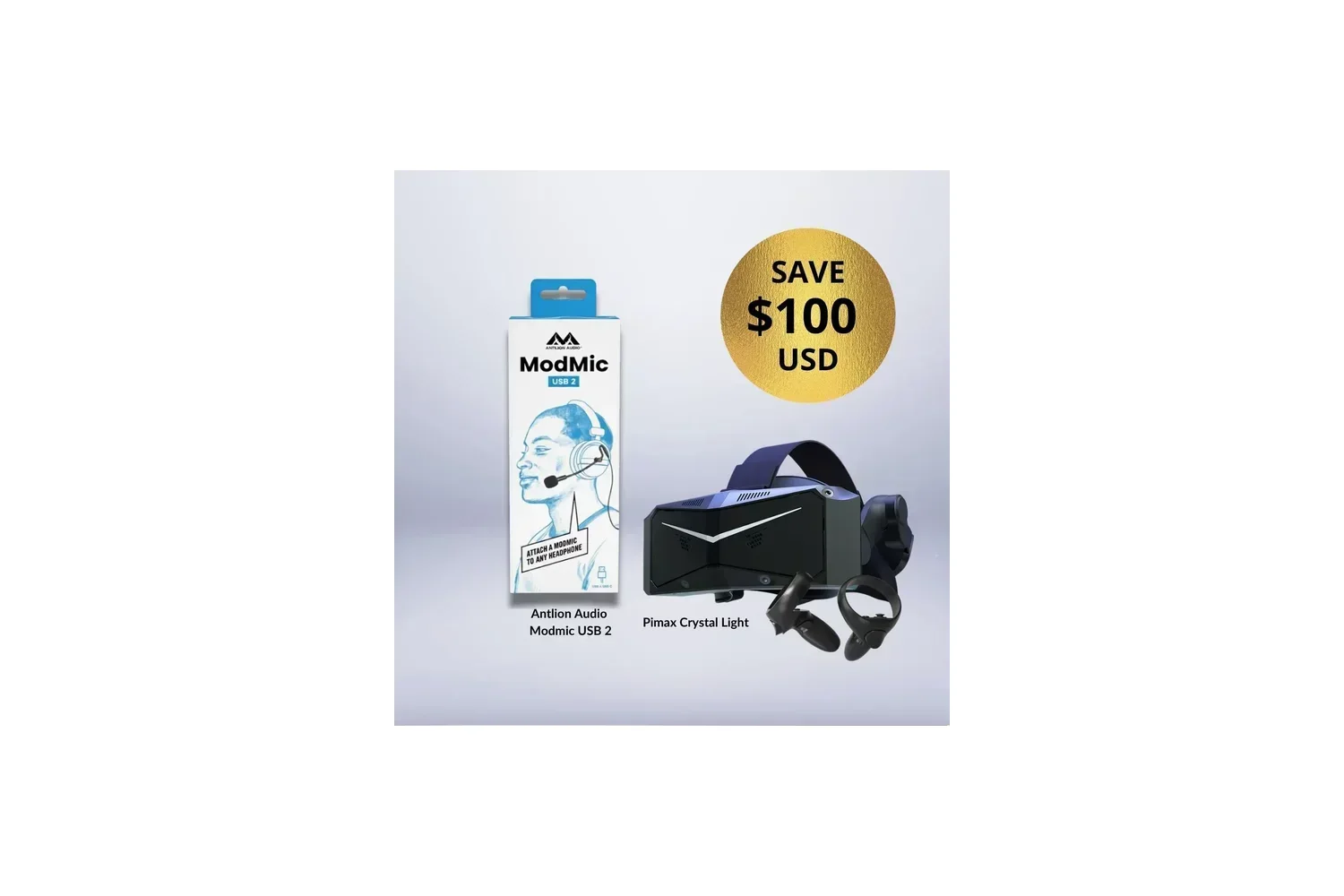ערכת Crystal Light עם מיקרופון VR
