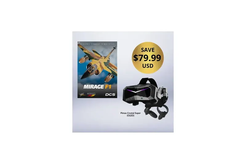 ערכת Crystal Super 8K Micro-OLED עם Mirage F1 (Crystal Super 8K Micro-OLED Mirage F1)